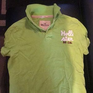 Green polo Hollister polo shirt